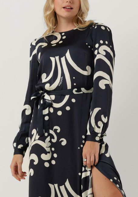 Donkerblauwe OTTOD'AME Maxi jurk ABITO DA4629 - large
