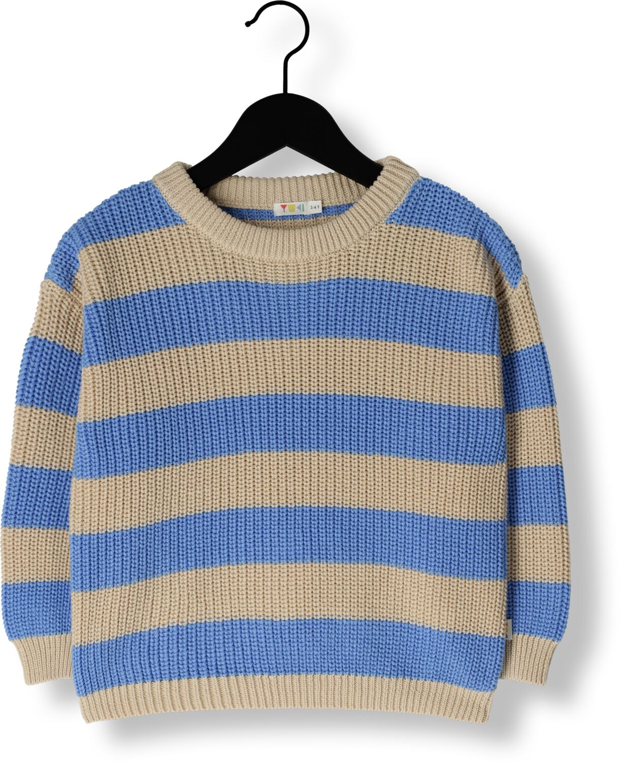 YUKI KIDSWEAR Meisjes Truien & Vesten Stripes Sweater Blauw