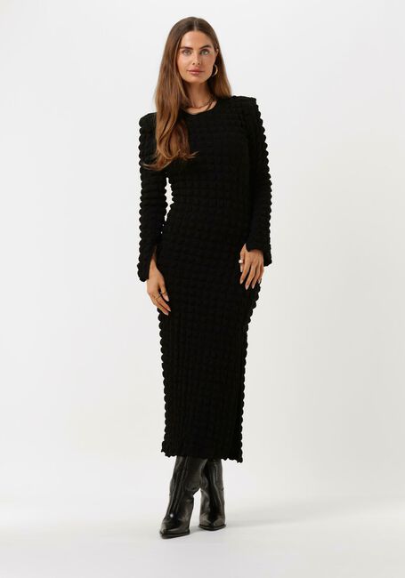 Zwarte GESTUZ Midi jurk ALLENY DRESS - large
