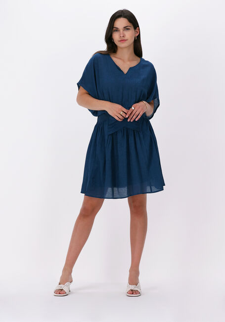 Blauwe LOUIZON Mini jurk MADDIE ROBE - large