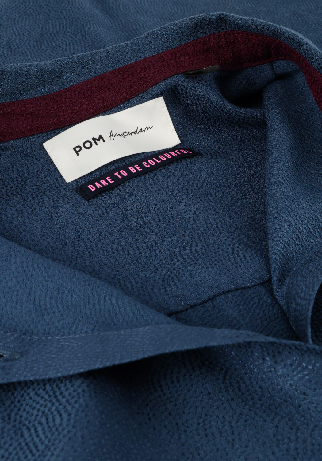 Donkerblauwe POM AMSTERDAM Blouses MILLY ETERNAL BLUE - large