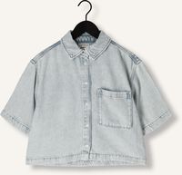 Blauwe CATWALK JUNKIE Blouses SHORT SLEEVE DENIM BLOUSE Blauwe CATWALK JUNKIE Blouses SHORT SLEEVE DENIM BLOUSE - medium