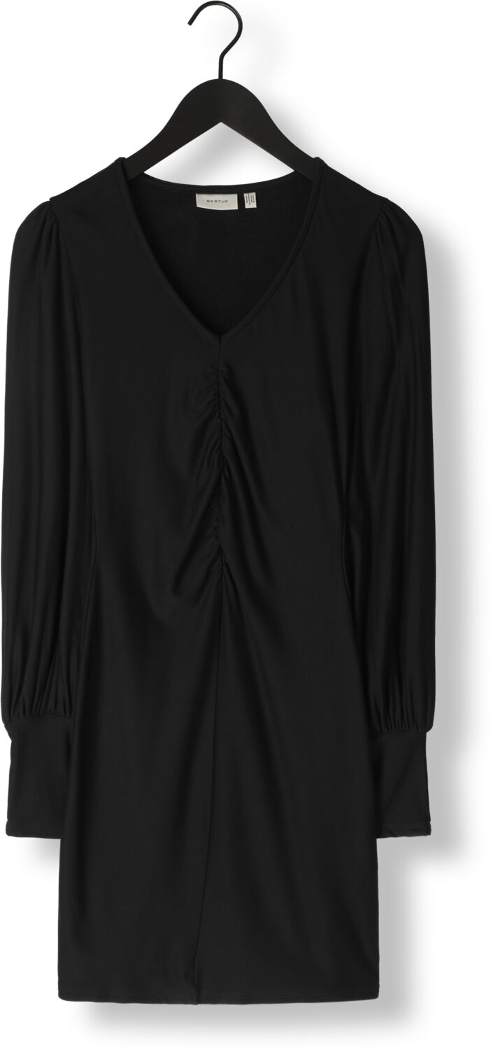 GESTUZ Dames Jurken Rifagz V-neck Short Dress Zwart