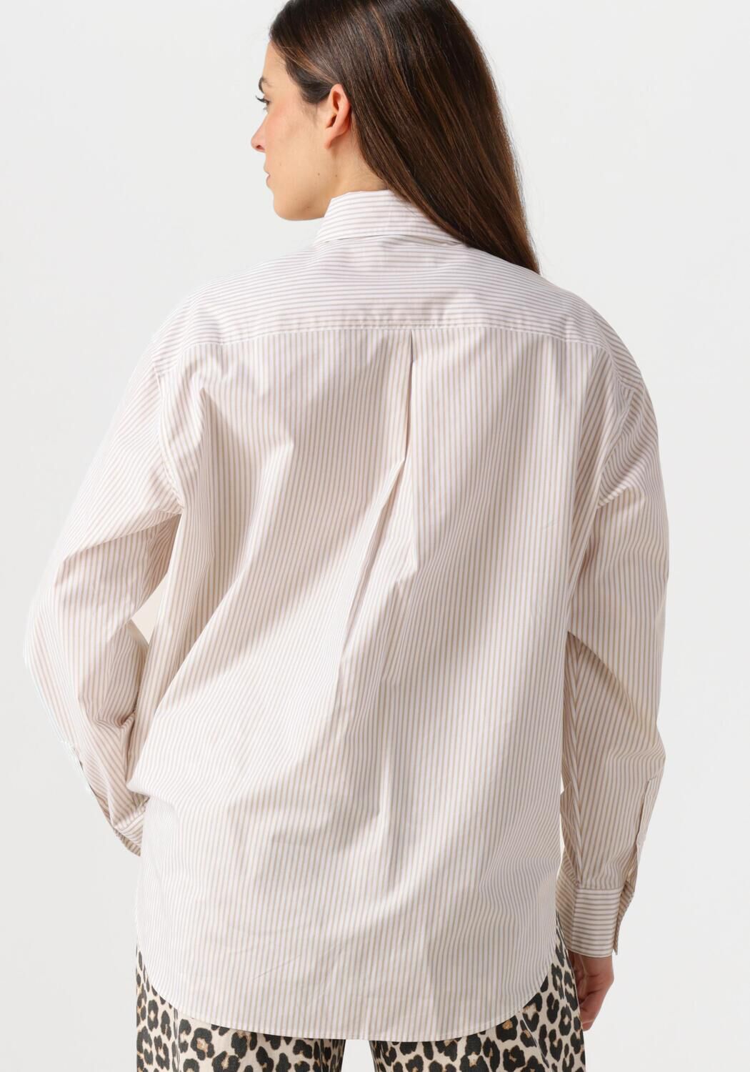 CALVIN KLEIN Dames Blouses Woven Label Relaxed Shirt Ecru