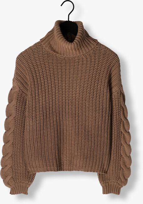 Bruine Y.A.S. Coltrui YASSANNE LS KNIT ROLLNECK PULLOVER - large
