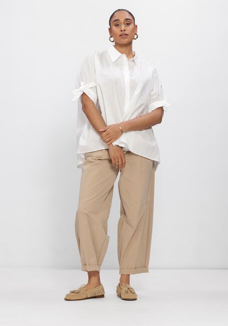 Gebroken wit SUMMUM Blouses BLOUSE CRISPY POPLIN - large