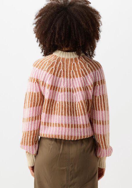 Roze Y.A.S. Trui YASCHRISNA LS KNIT PULLOVER - large