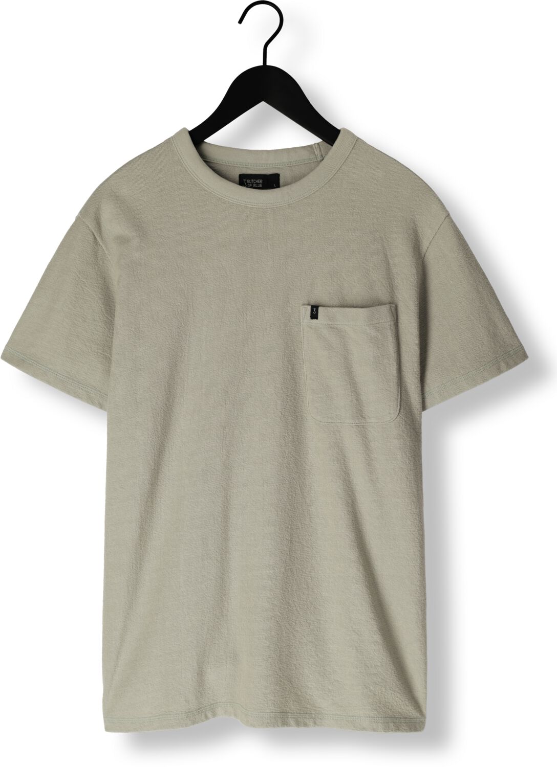 BUTCHER OF BLUE Heren Polo's & T-shirts Adrien Loose Pkt Tee Groen