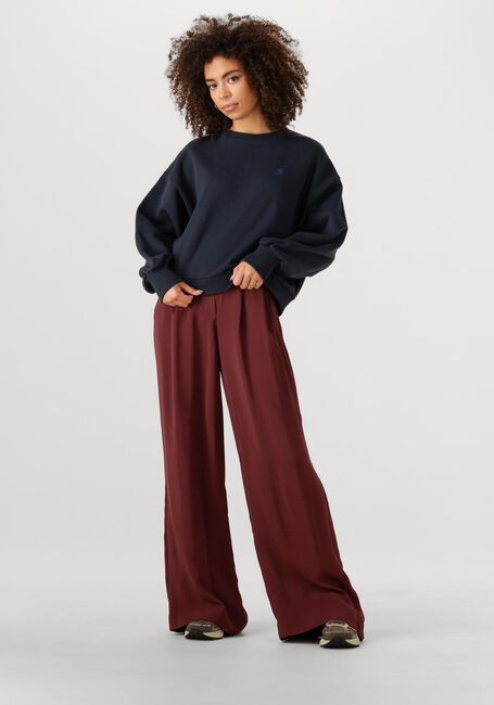Donkerblauwe BY-BAR Sweater BIBI LUCY CURVE SWEATER - large