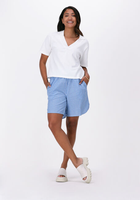 Witte ESM&Eacute; STUDIOS Top MAE 2/4 LOOSE POLO BLOUSE KNIT - large