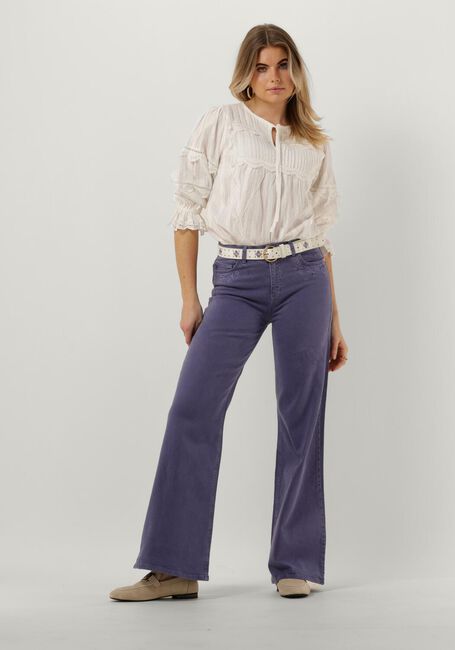 Paarse FABIENNE CHAPOT Wide jeans EVA WIDE LEG 160 - large