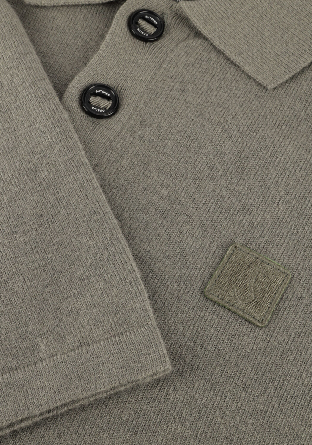 Groene BUTCHER OF BLUE Trui CLIFDEN POLO - large