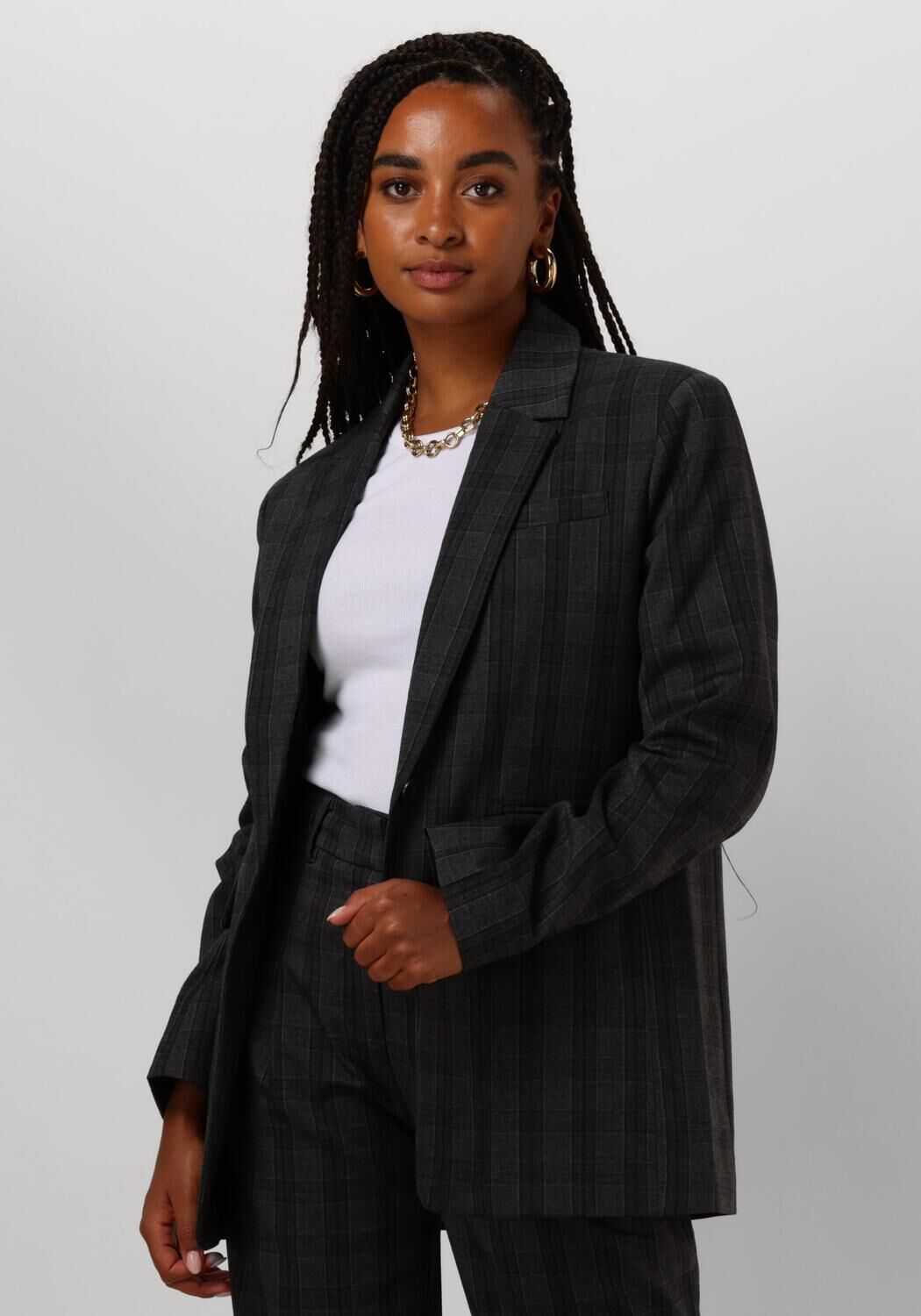 MSCH COPENHAGEN Dames Blazers Mschcalile Loose Blazer Donkergrijs