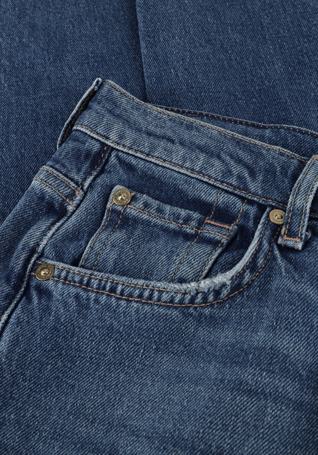 Blauwe 7 FOR ALL MANKIND Straight leg jeans TESS TROUSER EXPLORER - large