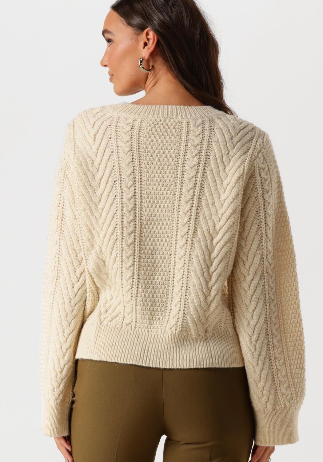 MODSTRÖM Modström Dames Truien & Vesten Grannonmd O-neck Beige