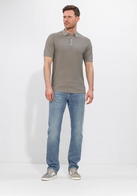 Taupe GENTILUOMO Polo POLO 3 BUTTONS SS - large