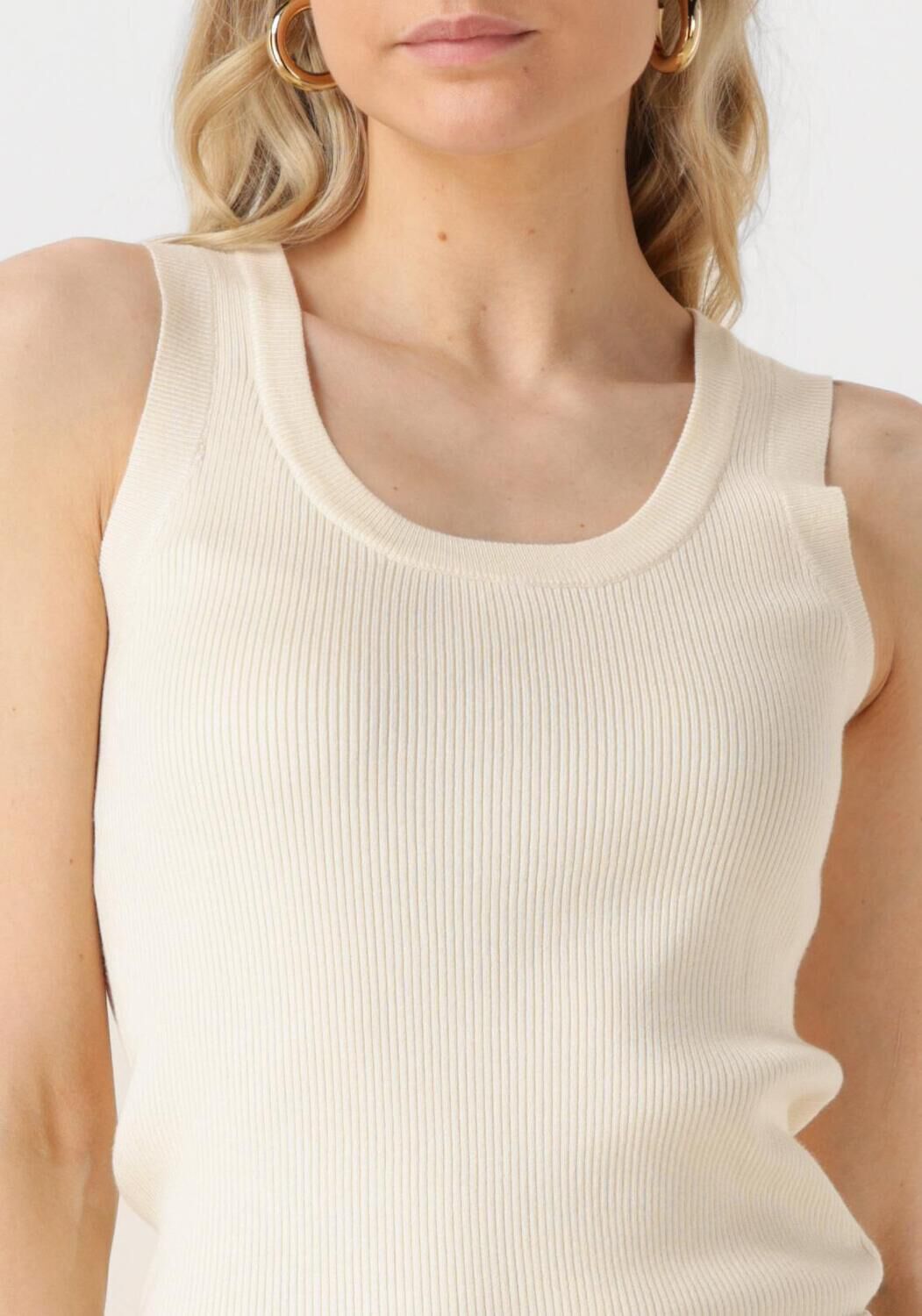 YDENCE Dames Tops & T-shirts Knitted Top Keely Creme