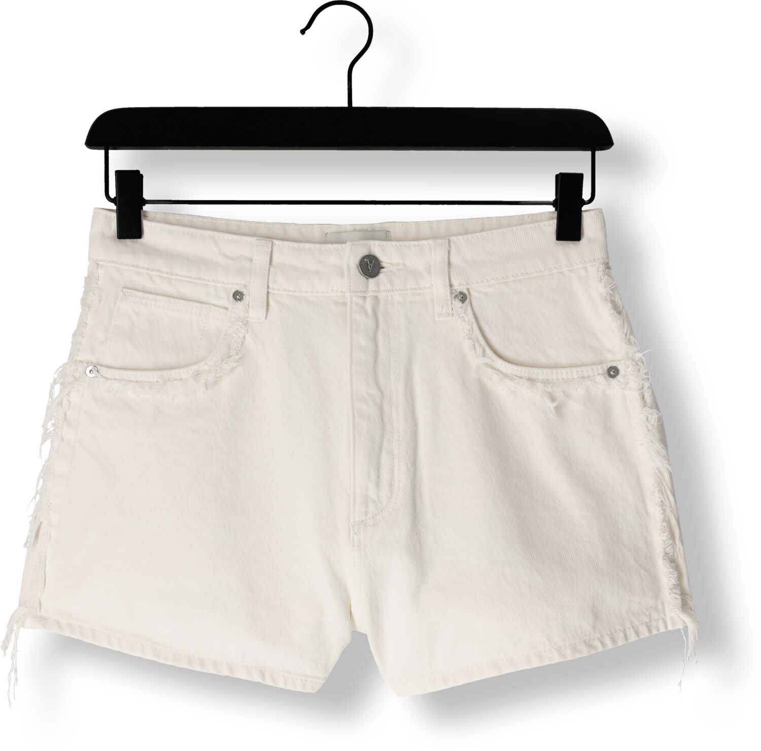 ABRAND JEANS Dames Jeans High Relaxed Short Keke Gebroken Wit