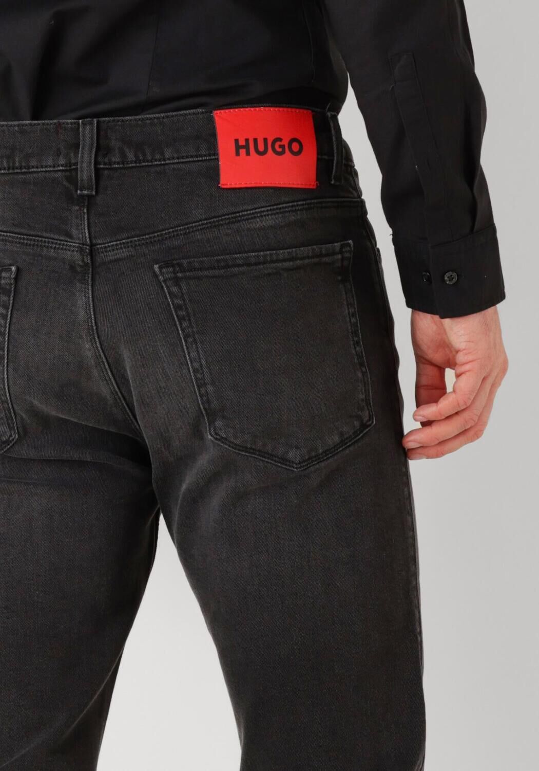 HUGO Heren Jeans 708 Zwart