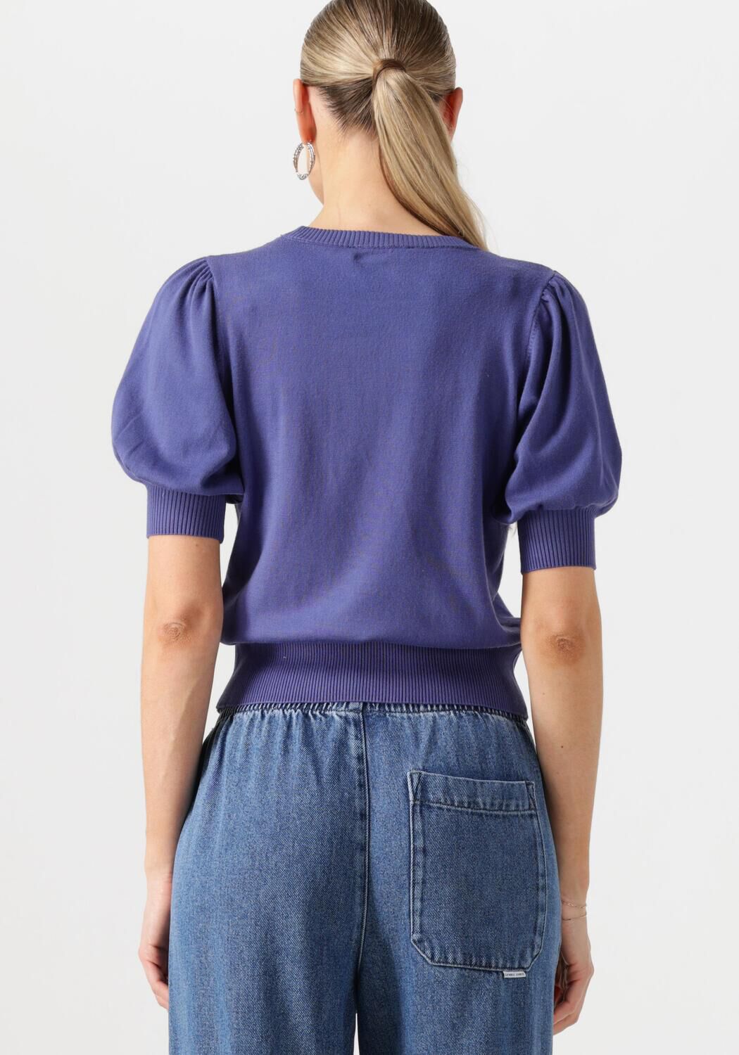 MINUS Dames Truien & Vesten Liva Knit Tee Blauw