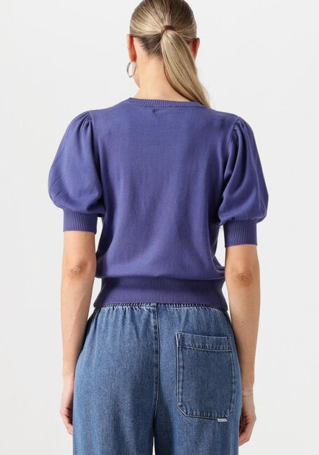 Blauwe MINUS Trui LIVA KNIT TEE - large