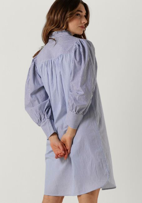 Lichtblauwe ANTIK BATIK Mini jurk POLETTE DRESS - large