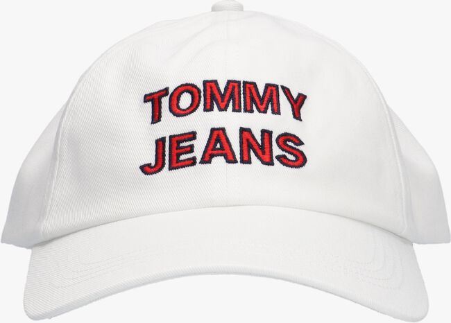 Witte TOMMY JEANS Pet TJW GRAPHIC CAPTE - large