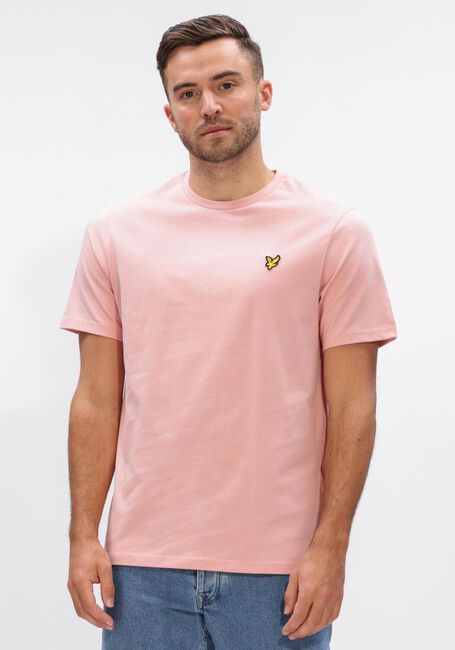 Roze LYLE & SCOTT T-shirt PLAIN T-SHIRT - large