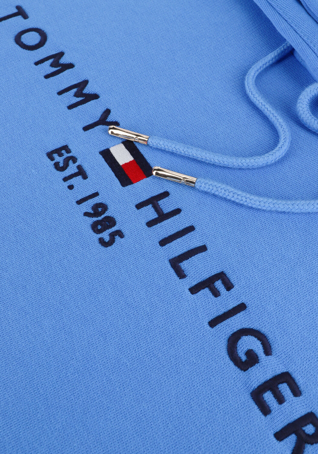 Blauwe TOMMY HILFIGER Trui REGULAR HILFIGER HOODIE - large