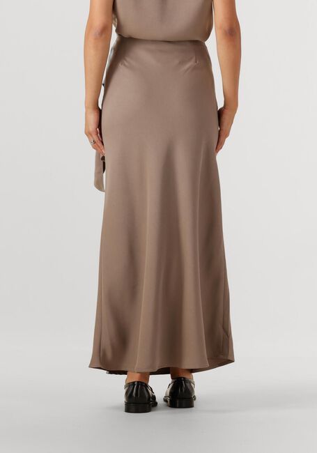Taupe NEO NOIR Midirok KIT DULL SATEEN SKIRT - large