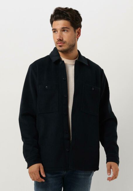 Donkerblauwe BOSS ORANGE Overshirt LOCKY_1 - large