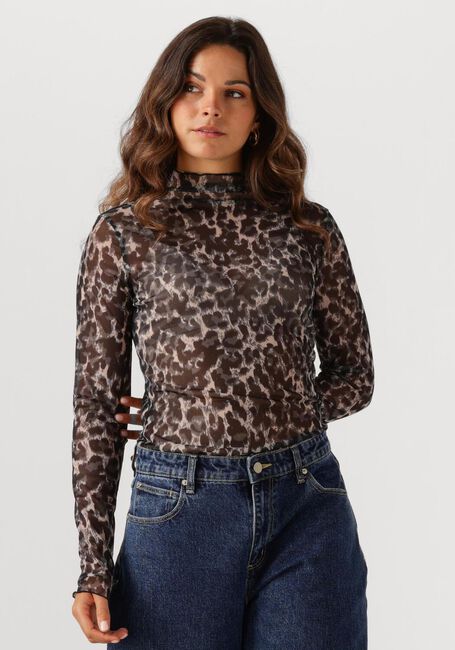 Multi OBJECT Top OBJNELA LS O-NECK MESH TOP REP - large