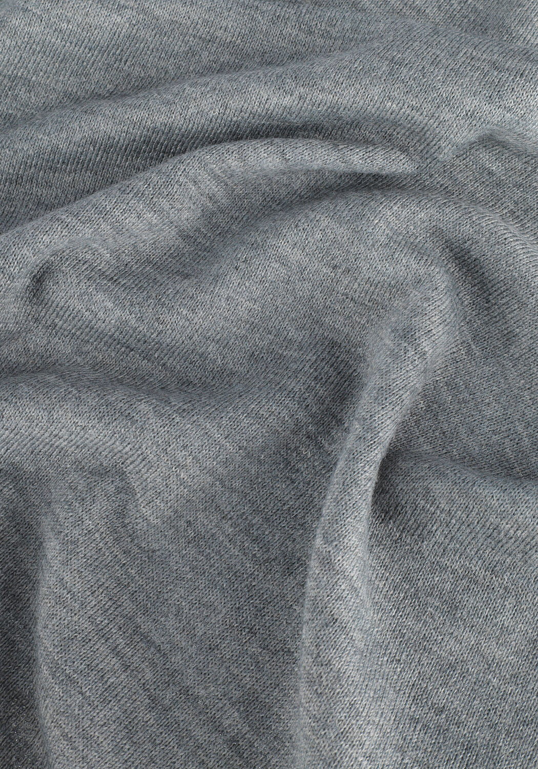 Grijze SELECTED MEN Coltrui TOWN MERINO COOLMAX KNIT ROLL B - large