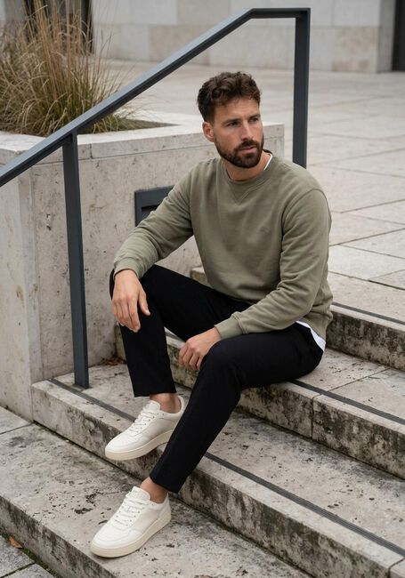Groene THE GOODPEOPLE Sweater LIAM - large