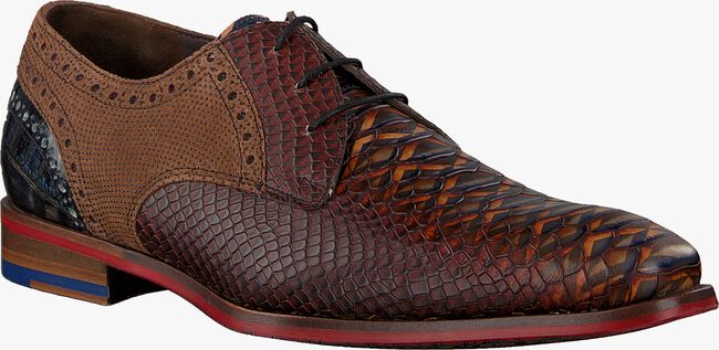 Cognac FLORIS VAN BOMMEL Nette schoenen 18106 - large