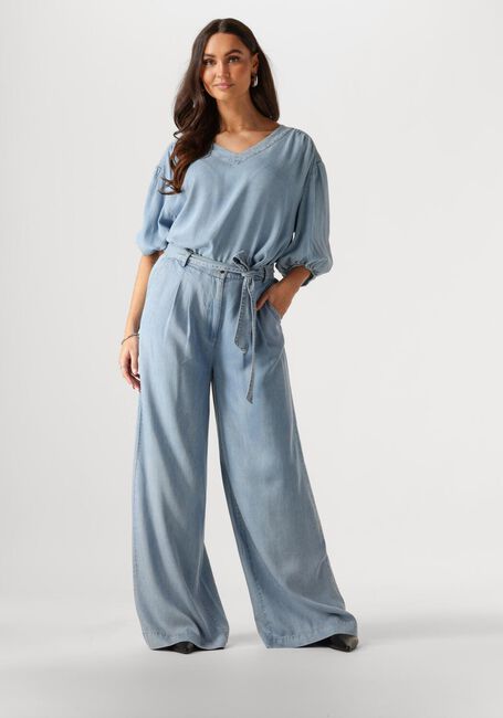 Blauwe BEAUMONT Wijde broek KIMBERLEY PANTS - large