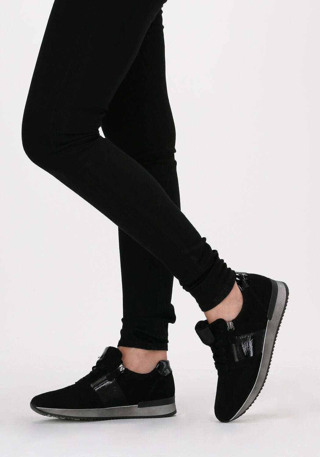 Zwarte GABOR Lage sneakers 420 - large