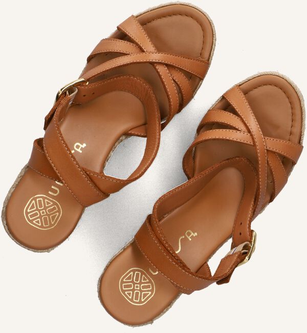 Cognac UNISA Sandalen met hak MUNJAL Cognac UNISA Sandalen met hak MUNJAL - large