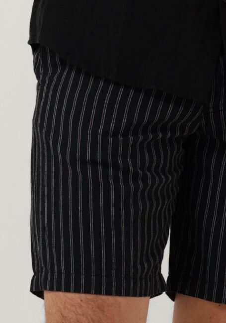 Zwarte SELECTED HOMME Korte broek SLHREGULAR OWEN LINEN SHORTS - large