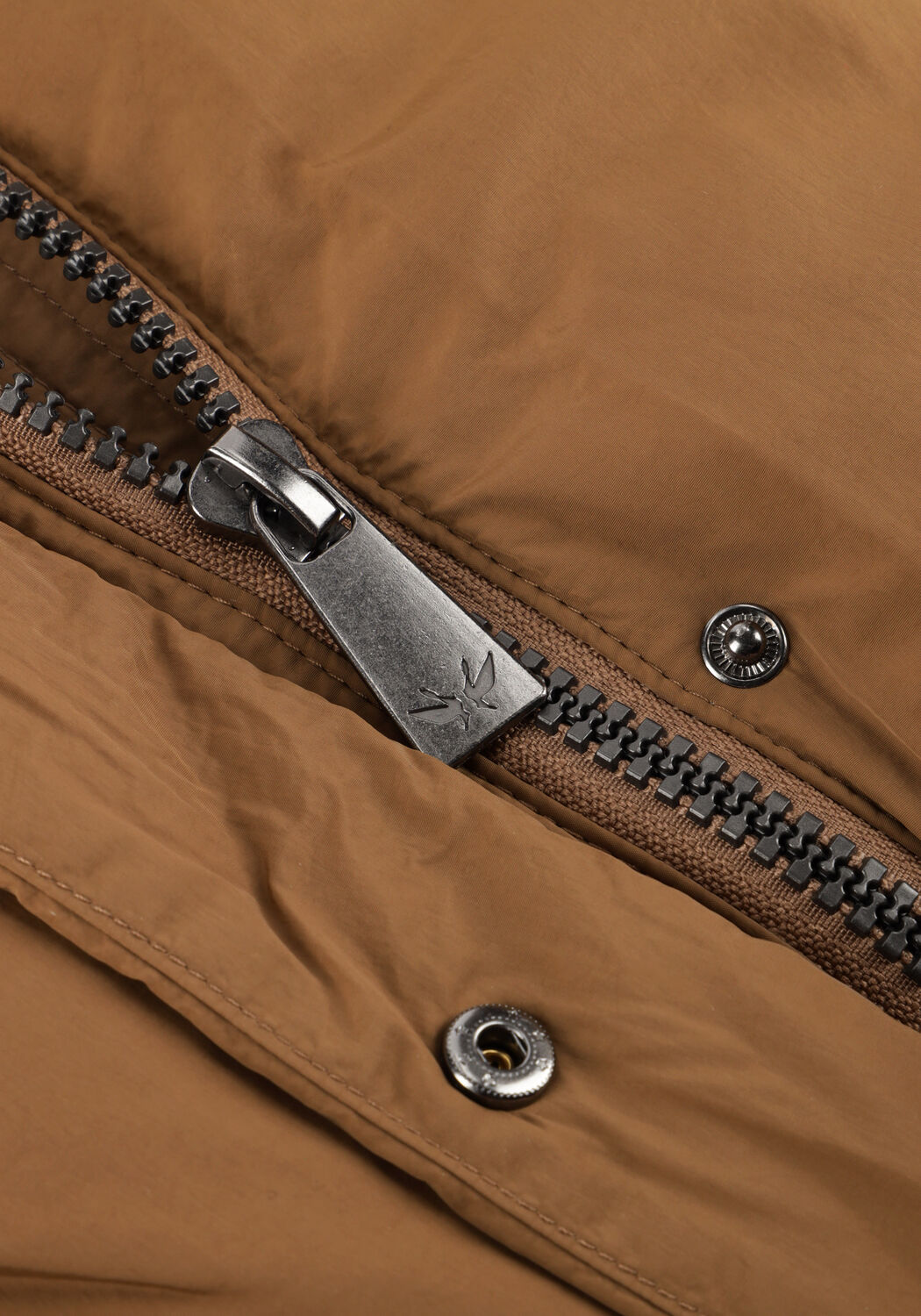 Bruine FRANKIE & LIBERTY Gewatteerde jas TRINITY OVERSIZED PUFFER - large