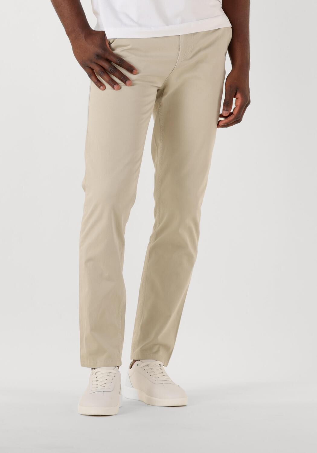 Boss Orange Chino tapered met boss-logo aan de achterkant