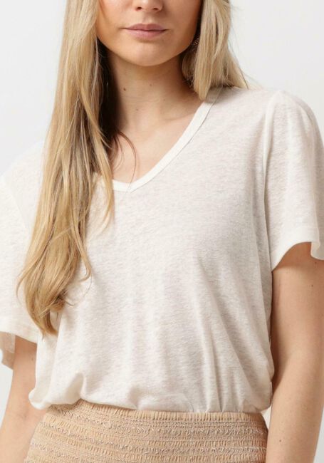 Gebroken wit RUBY TUESDAY T-shirt CEYA V NECK TEE - large