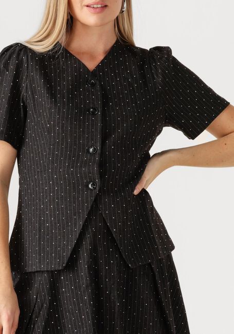 Zwarte NEO NOIR Blouses JULES B PINSTRIPE BLOUSE - large