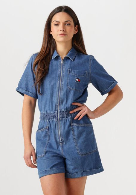 Blauwe TOMMY JEANS Jumpsuits TJW LT DENIM PLAYSUIT - large