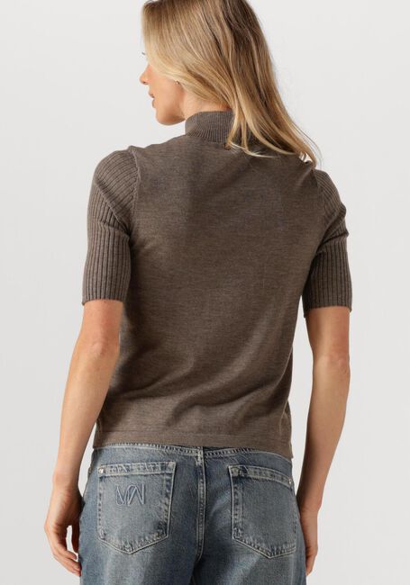 Taupe MOS MOSH Trui MMRELENA TURTLENECK SS KNIT - large