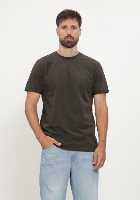 Groene LES DEUX T-shirt CORE SEASONAL T-SHIRT - large