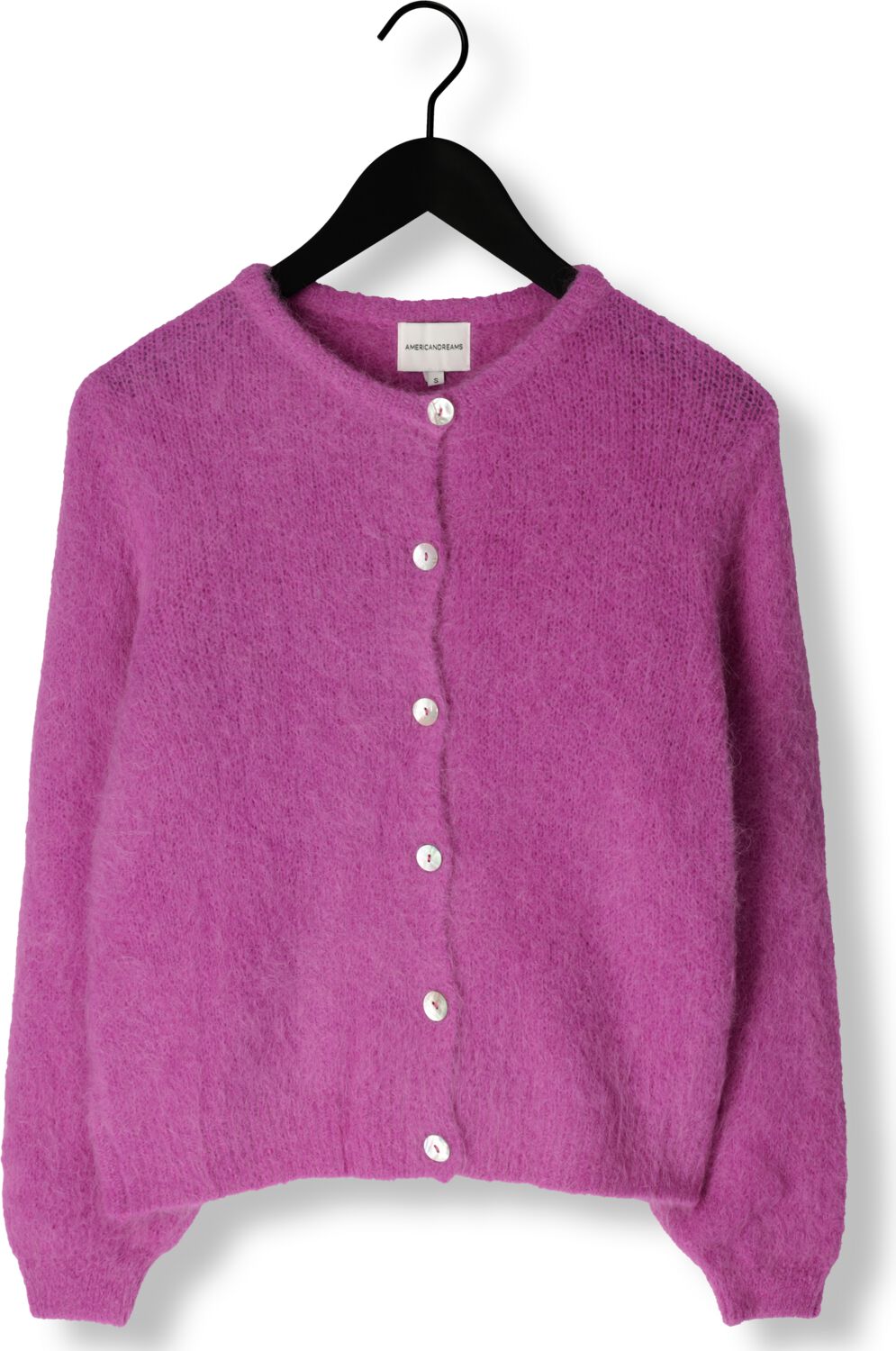 AMERICAN DREAMS Dames Truien & Vesten Susan Alpaca Cardigan Paars