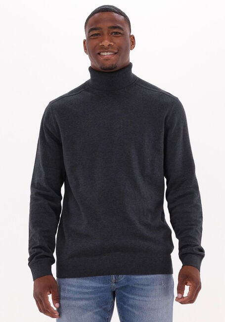 Grijze SELECTED HOMME Coltrui SLHBERG ROLL NECK - large