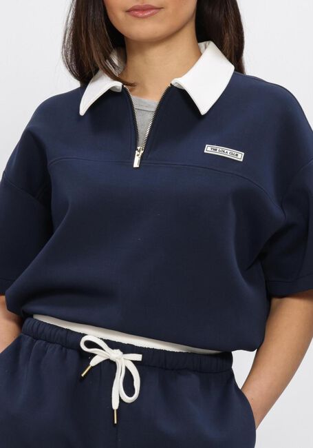 Donkerblauwe THE LOLA CLUB Polo MILLIE POLO TEE - large