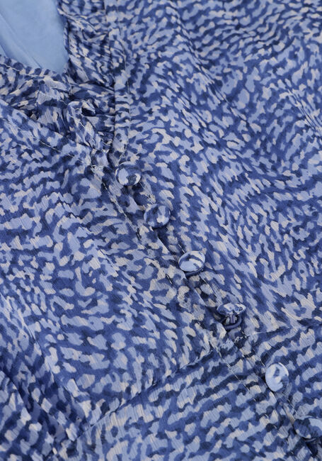 Blauwe NEO NOIR Midi jurk NIMES GRAPHIC MOOD DRESS - large